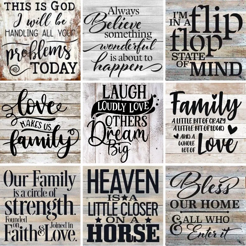 Resin Art Quotes - Diamond Painting Family Quotes, inspirerende uitspraken