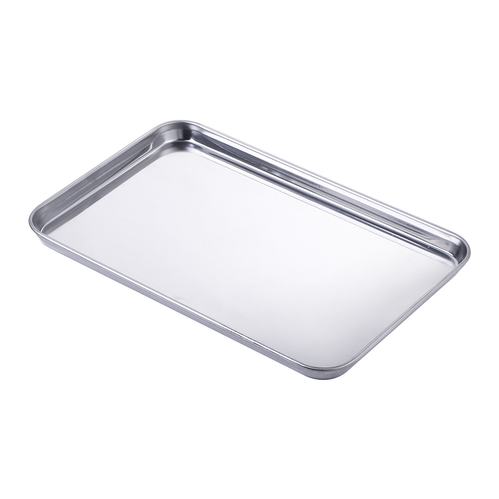Tray Mold Rectangle - Broodgebak Roestvrijstalen Fruitplaat Stevige Rechthoekige Koekjesplaten