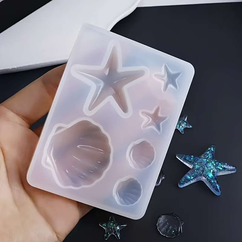 Silicone Mold Ocean - DIY Oceaan Thema Kristal Epoxyhars Schelp