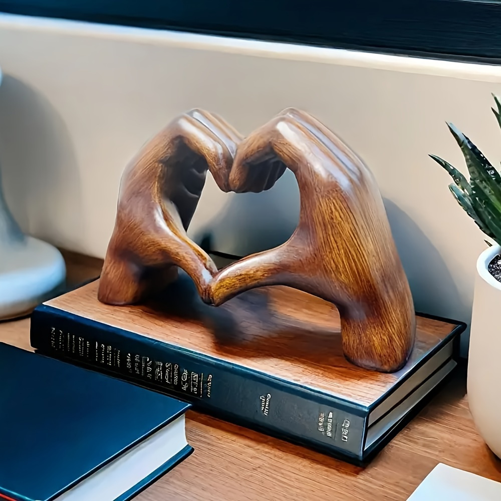 Resin Art Decoration Items - Hartvormig harsobject, handgesneden decoratief beeldje, decoratie