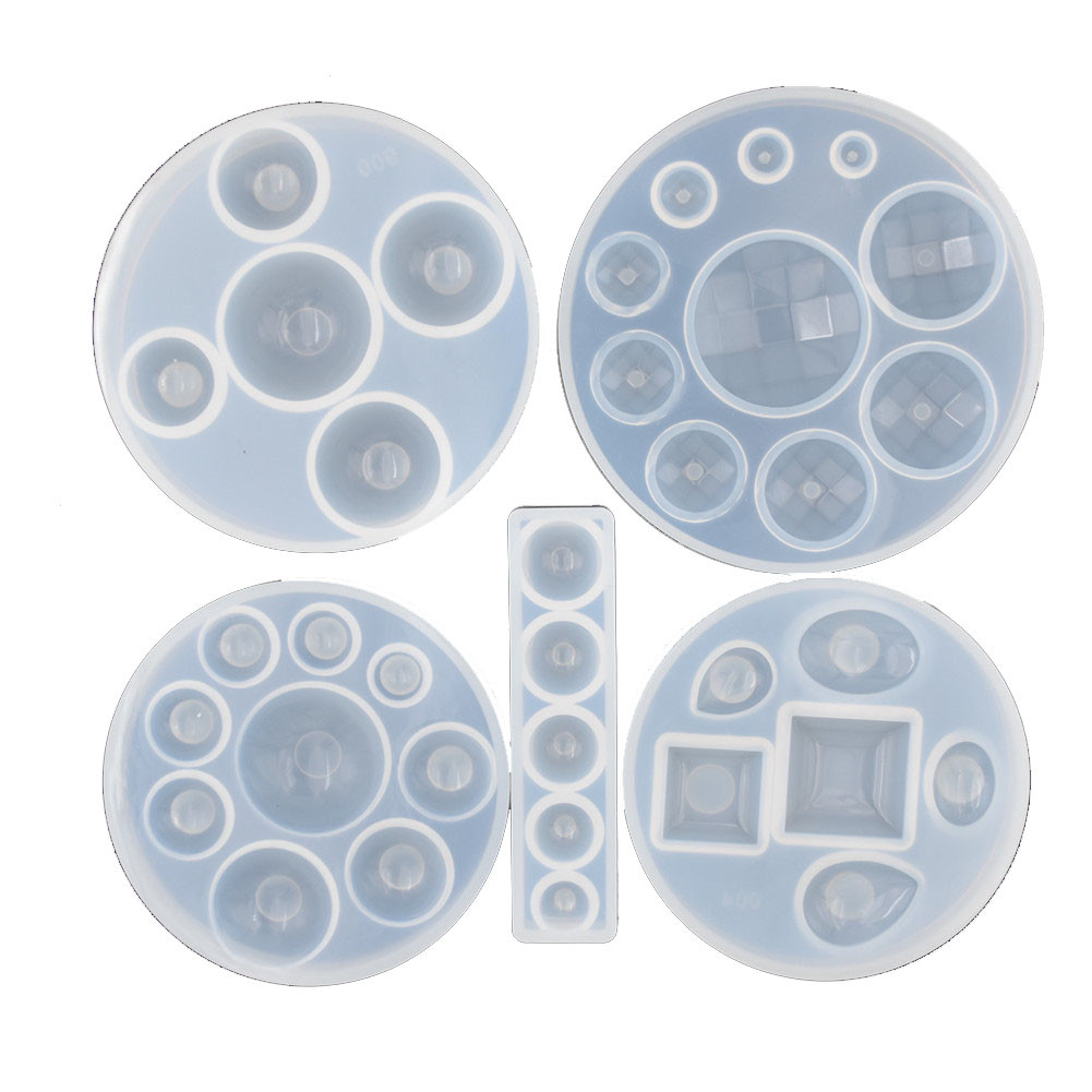 Resin Art Tool Kit - Siliconen mal halve bal Oblaten Cabochon