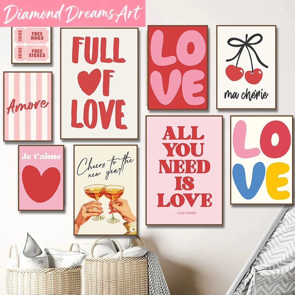 Resin Art Quotes - Frameloos, maximalistisch More Amor Por Favor