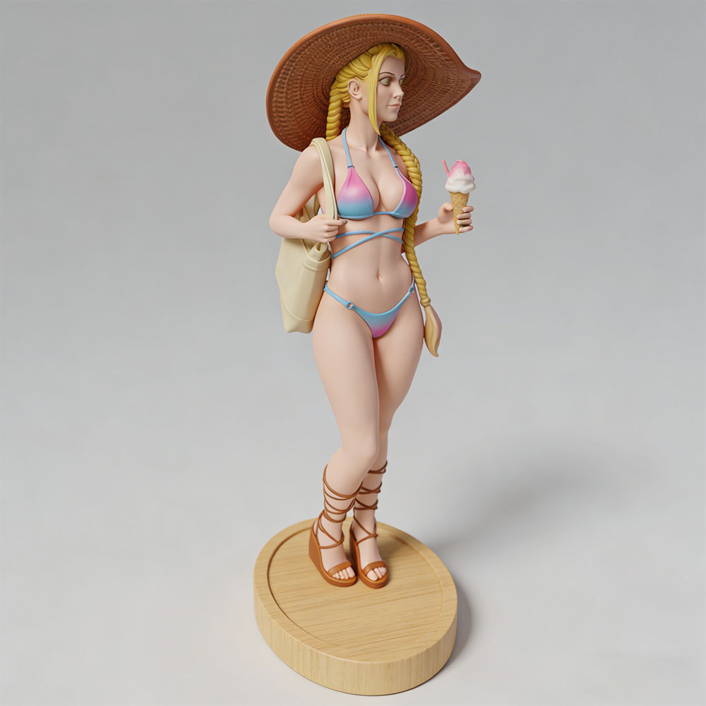 Resin Art Decoration Items - 1/24 Kamerdecoratie Artikelen Sexy Meisje Hars