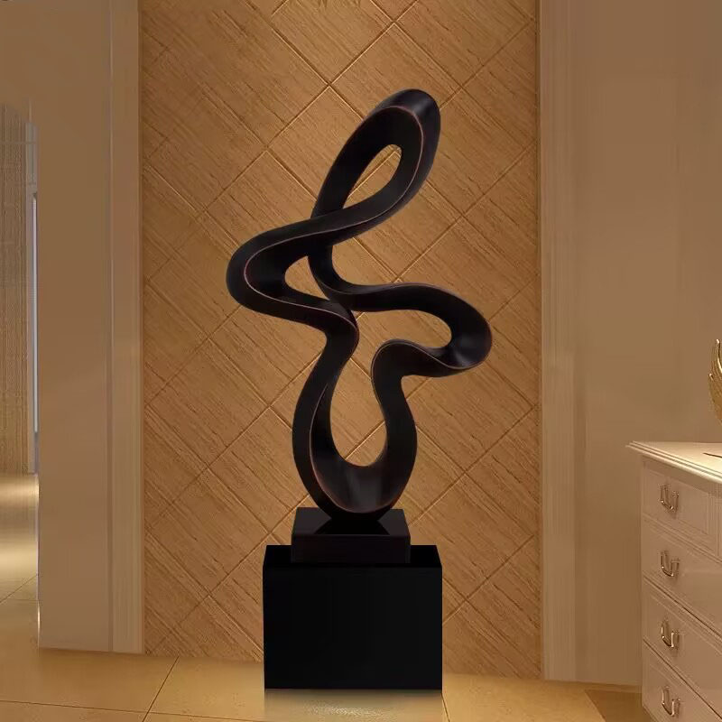 Resin Art Decoration Items - Grote abstracte sculptuur decoratie hotellobby woonkamer