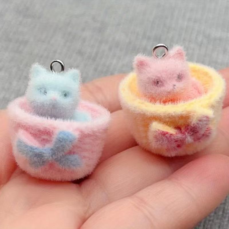 4 stuks 3D pluche hars kattenh - Resin Art Hanging recensie en prijs