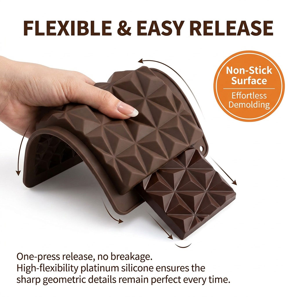 2-in-1 siliconen chocoladereep - Tray Mold Rectangle recensie en prijs