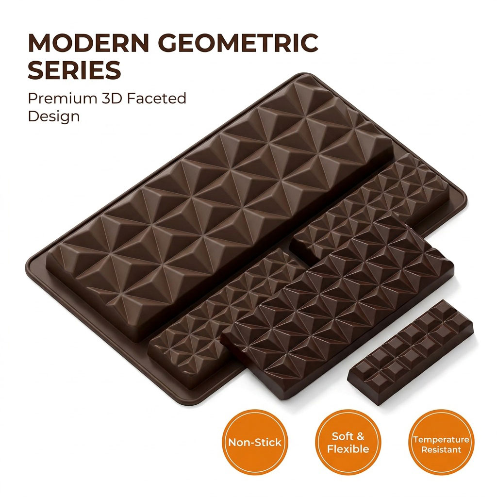 2-in-1 siliconen chocoladereep - Tray Mold Rectangle recensie en prijs
