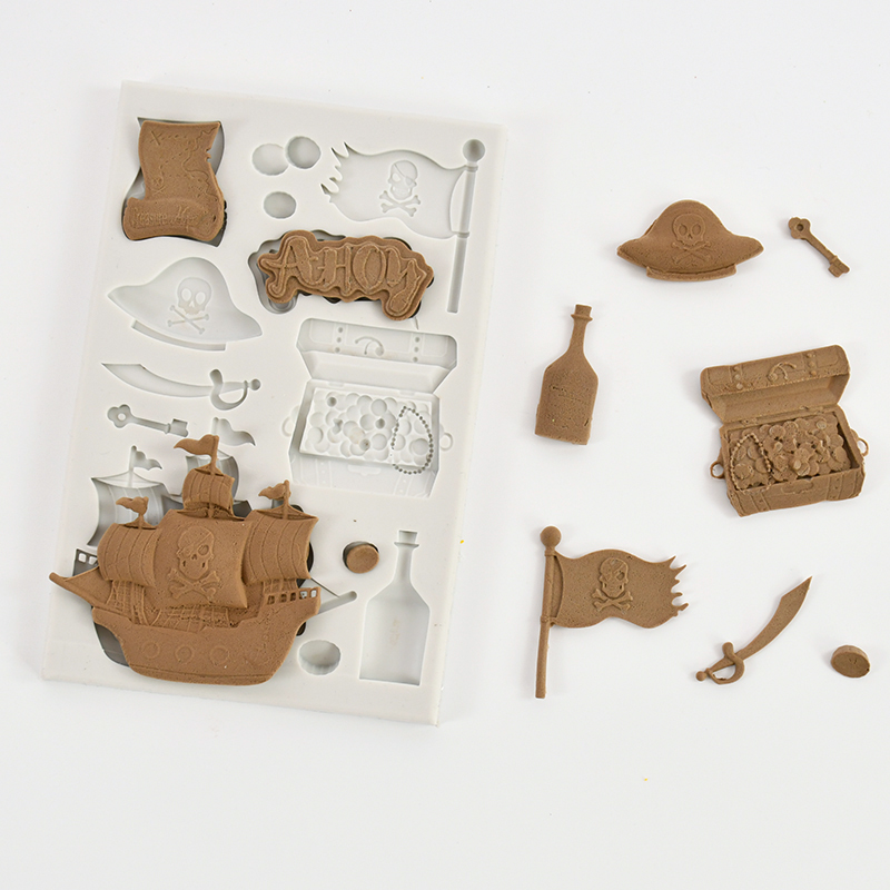 Schedel Piratenschip Siliconen - Silicone Mold Ocean recensie en prijs