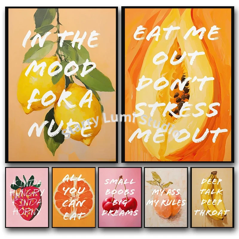 Fruit Leuke Quotes Posters Eet - Resin Art Quotes recensie en prijs