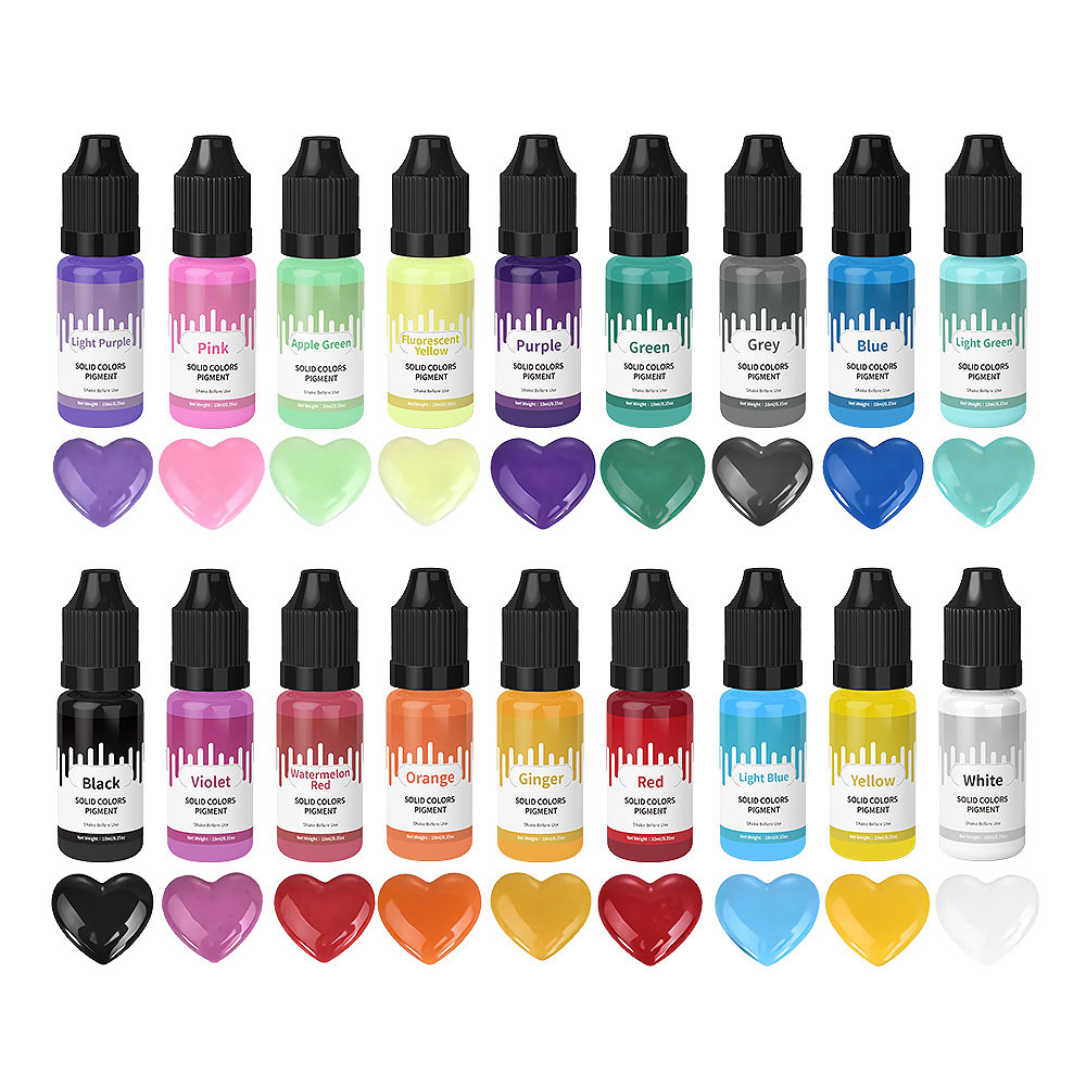 18 Kleuren 10 ml Macaron Effen - Resin Art Tool Kit recensie en prijs