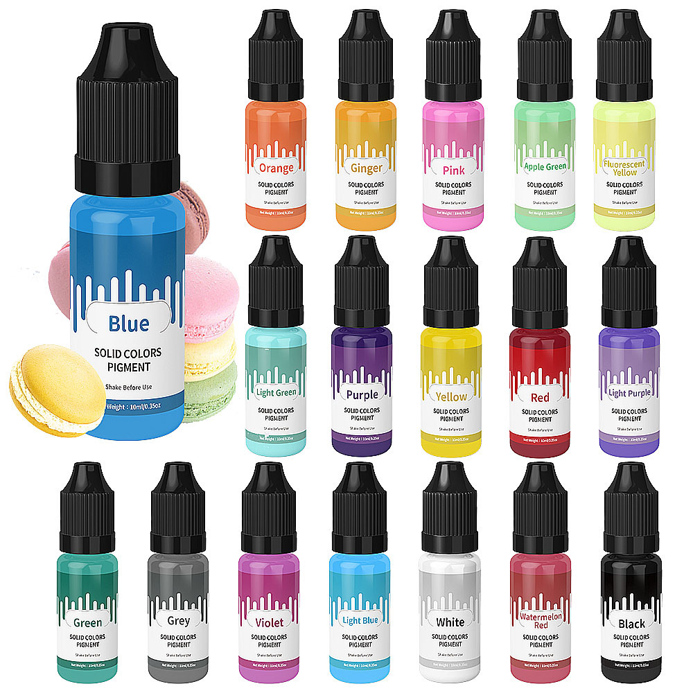 18 Kleuren 10 ml Macaron Effen - Resin Art Tool Kit recensie en prijs