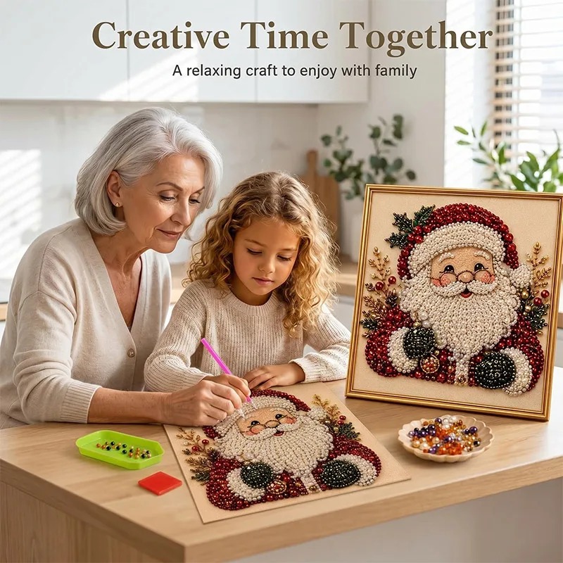 Kerst Parel Diamant Schilderku - Resin Art On Wall recensie en prijs