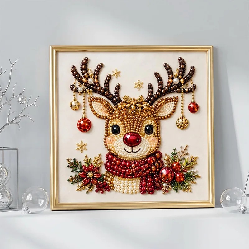Kerst Parel Diamant Schilderku - Resin Art On Wall recensie en prijs
