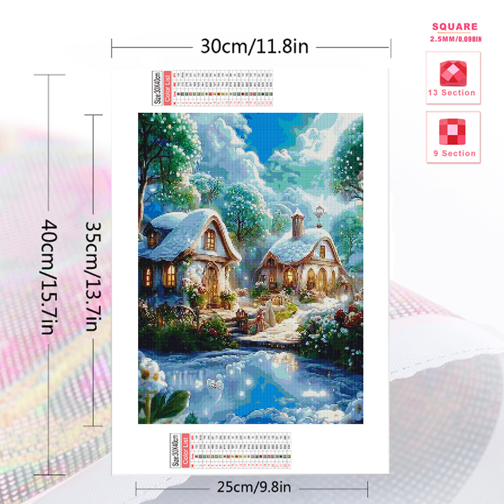Momoart Diamond Painting Huis  - Resin Art On Wall recensie en prijs