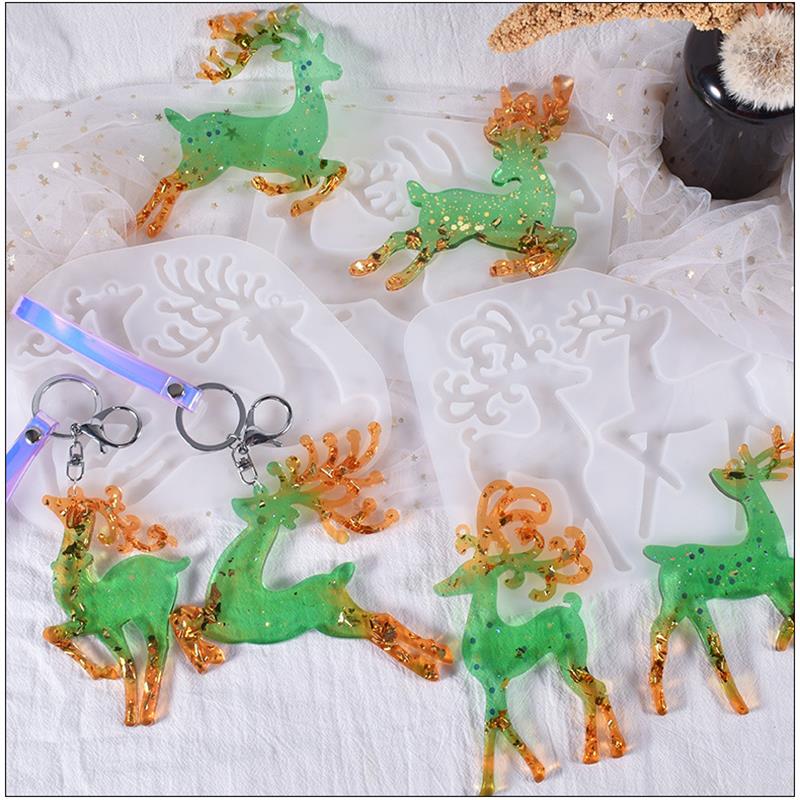 Kerst elanden epoxyhars mal vo - Resin Art Tool Kit recensie en prijs