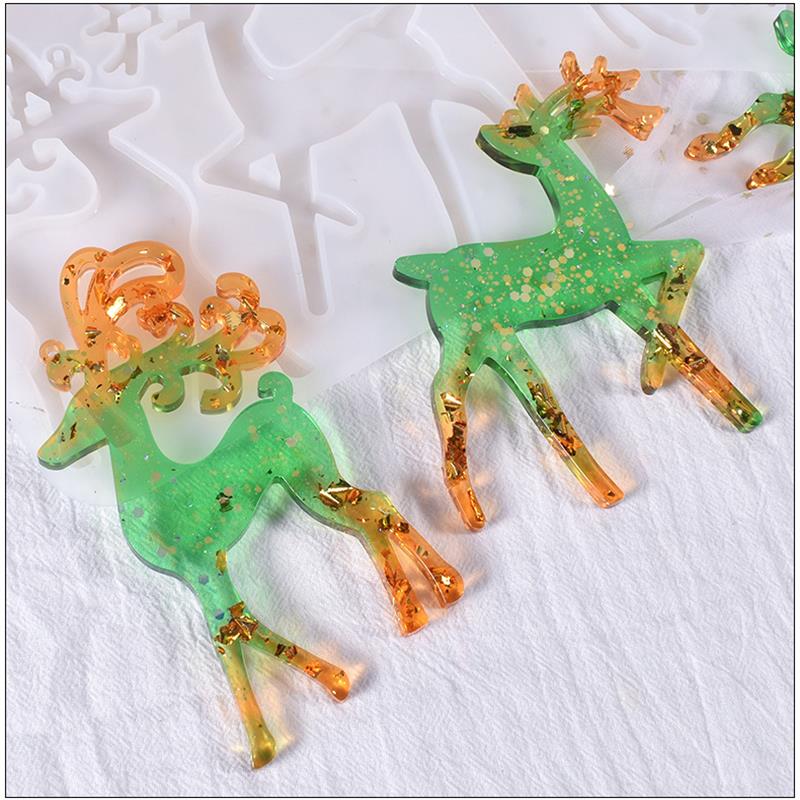 Kerst elanden epoxyhars mal vo - Resin Art Tool Kit recensie en prijs