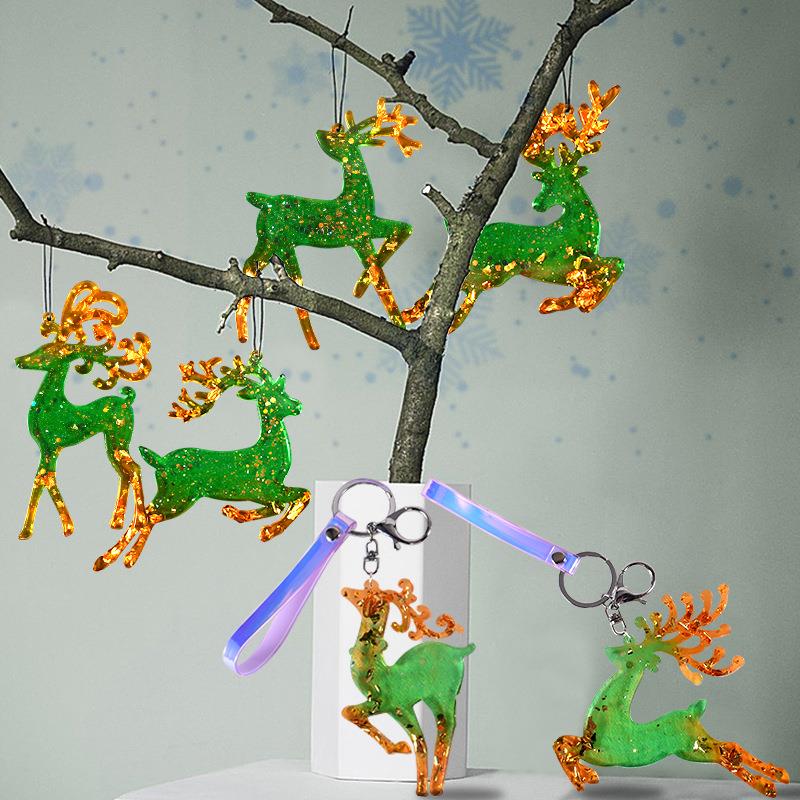 Kerst elanden epoxyhars mal vo - Resin Art Tool Kit recensie en prijs