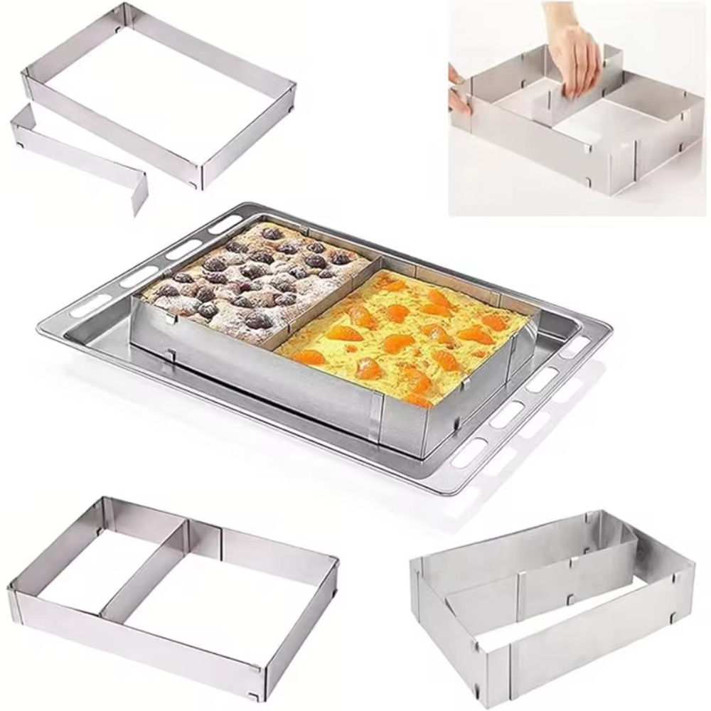 Roestvrij staal verstelbare mo - Tray Mold Rectangle recensie en prijs