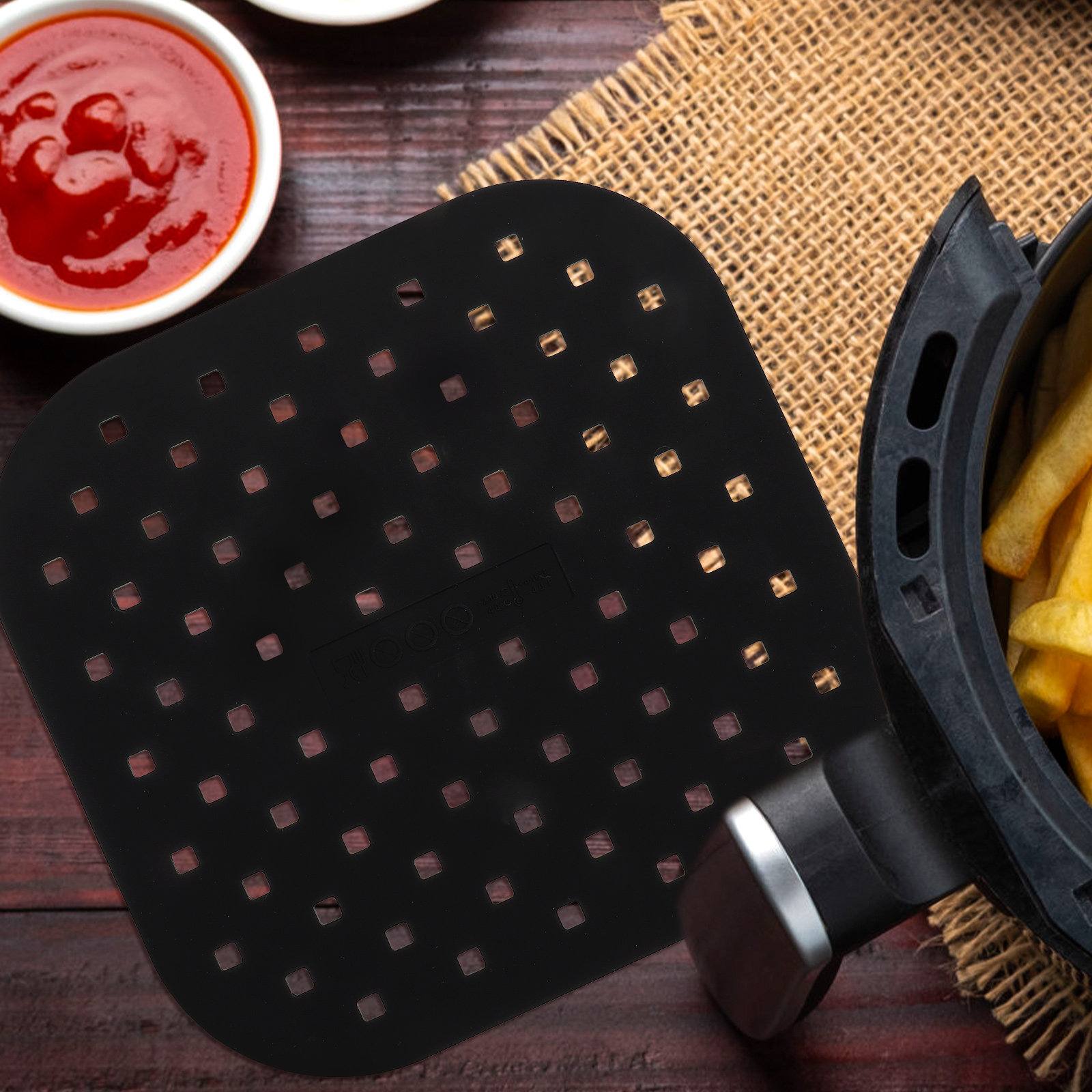2 Stuks Air Friteuse Liner Sil - Tray Mold Rectangle recensie en prijs