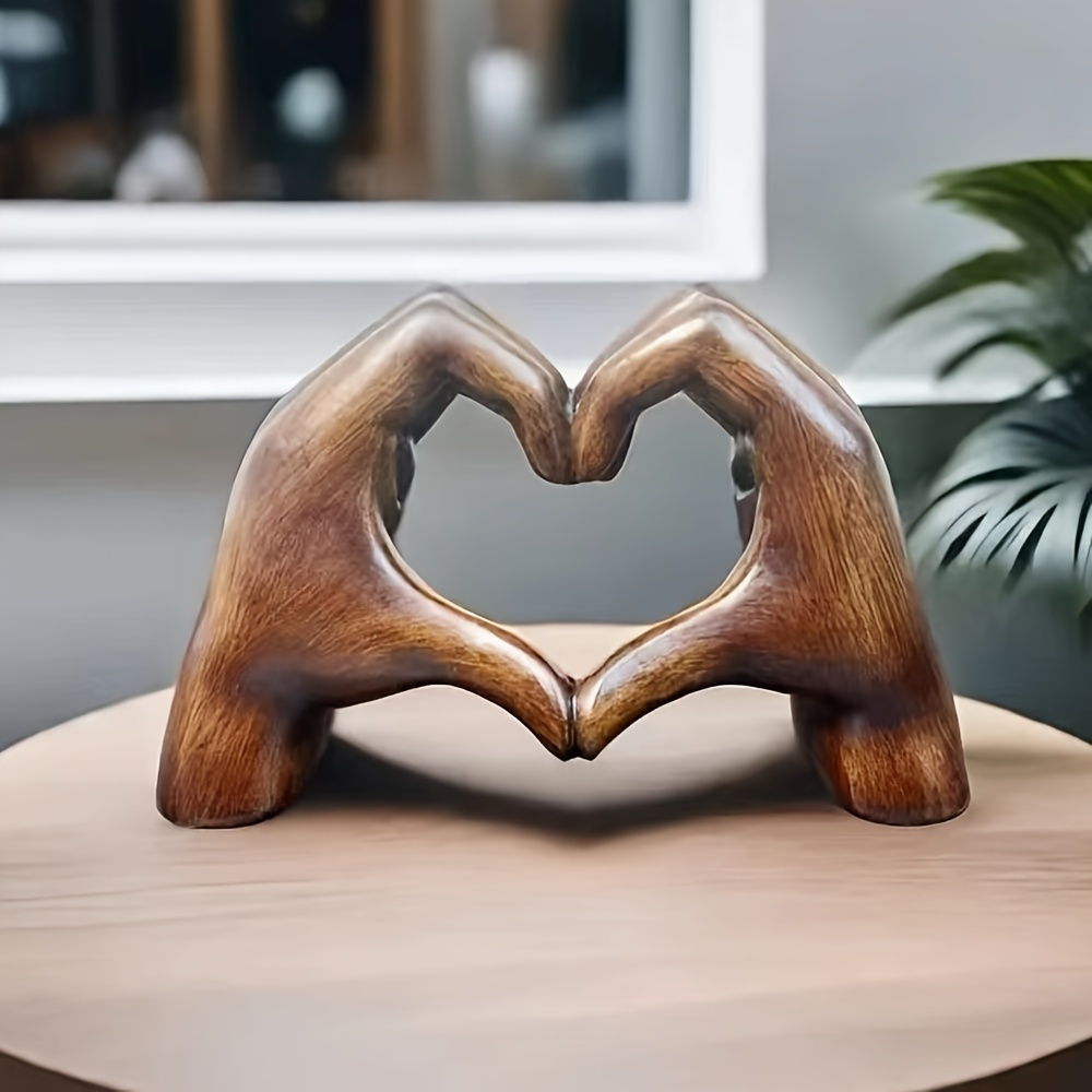 Hartvormig harsobject, handges - Resin Art Decoration Items recensie en prijs