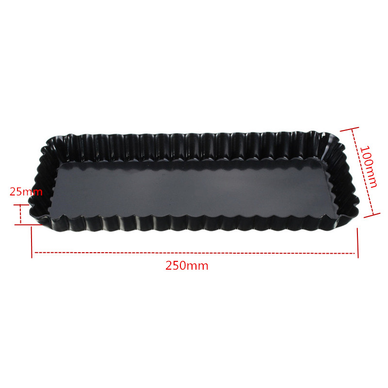 Gecanneleerd Pie Tart Pan Mold - Tray Mold Rectangle recensie en prijs