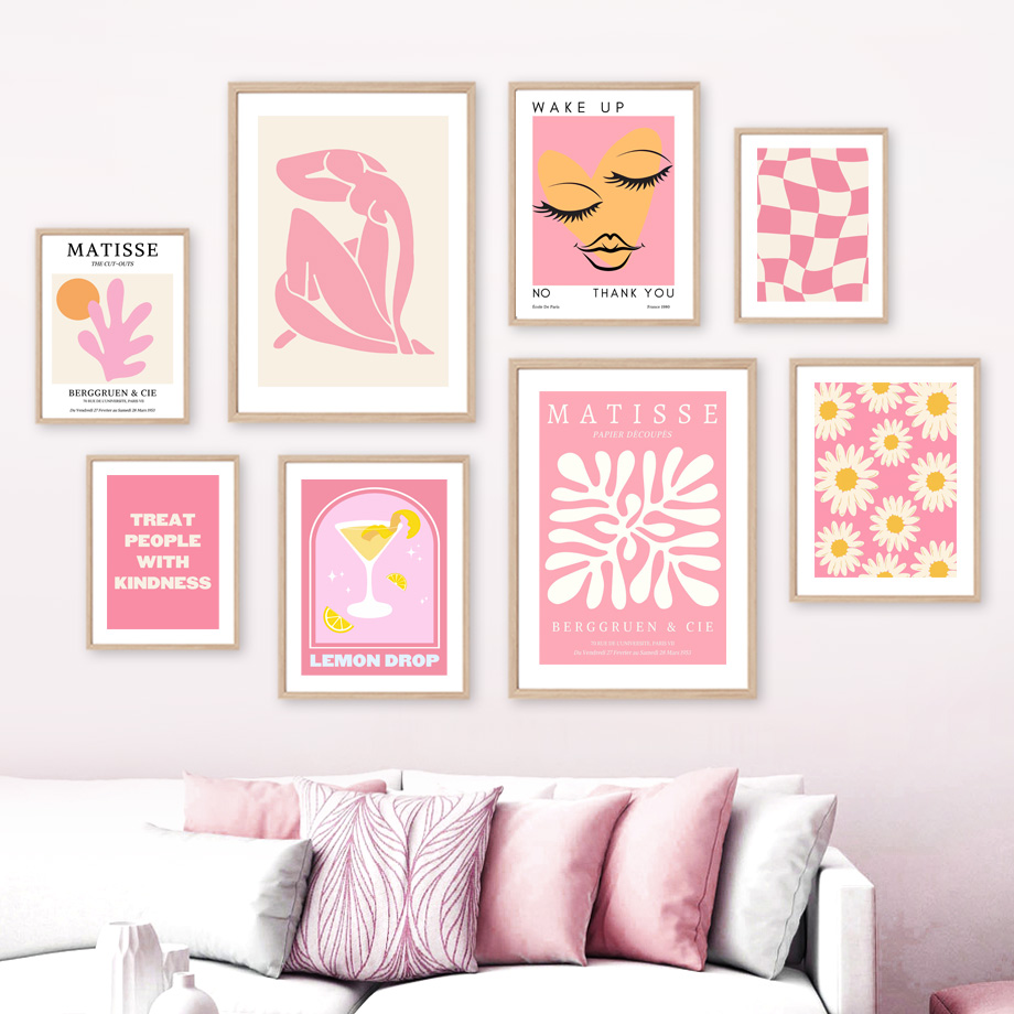 Matisse Vrouw Blad Bloem Drank - Resin Art On Wall recensie en prijs