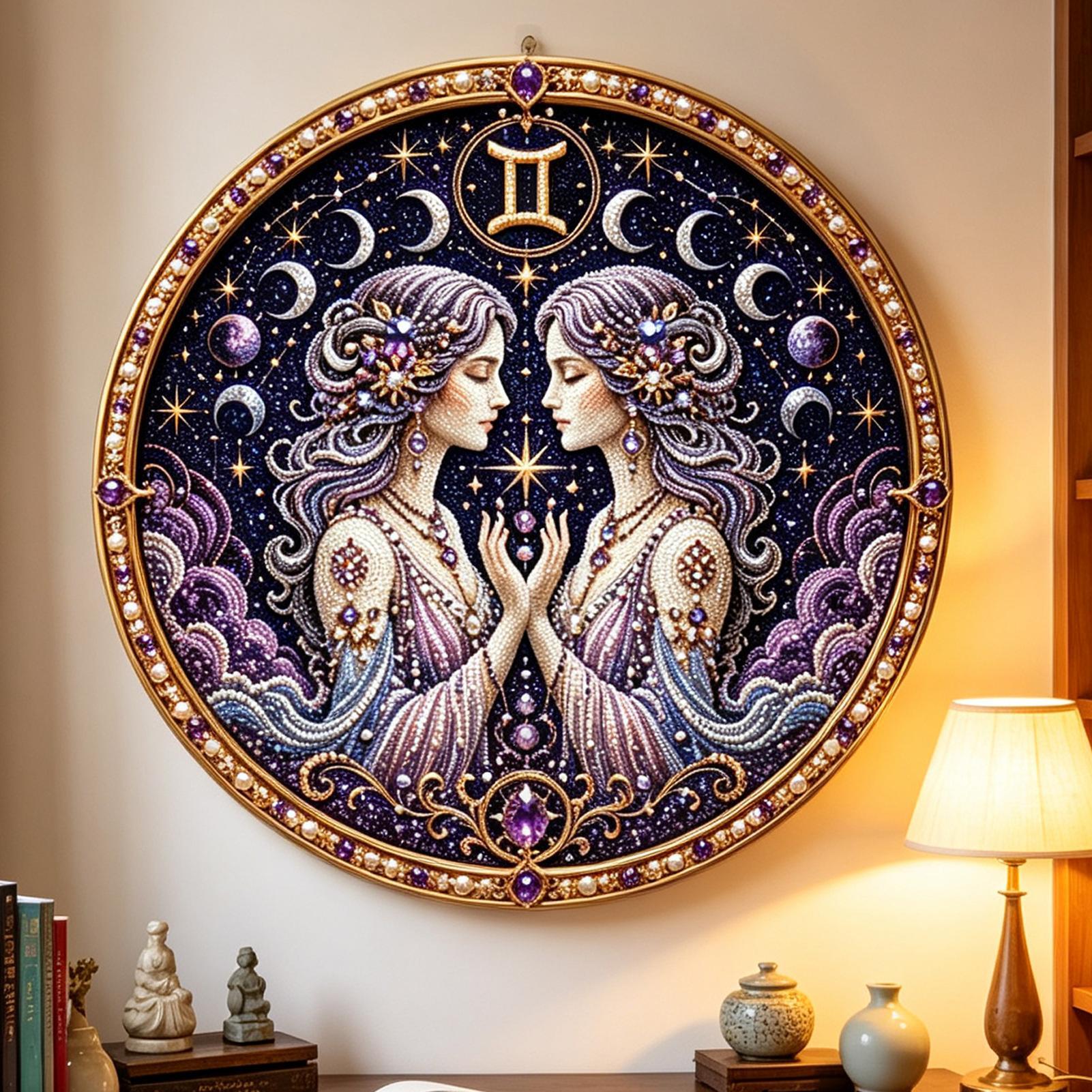12 Dierenriemtekens Parelkunst - Resin Art On Wall recensie en prijs