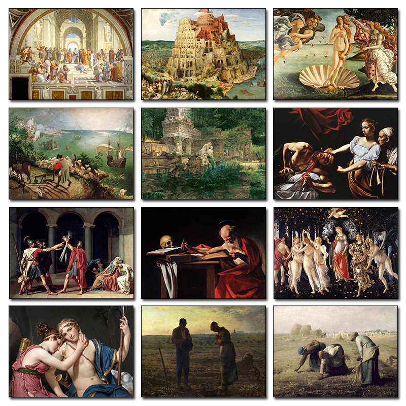 Klassieke vintage beroemde sch - Resin Art On Wall recensie en prijs