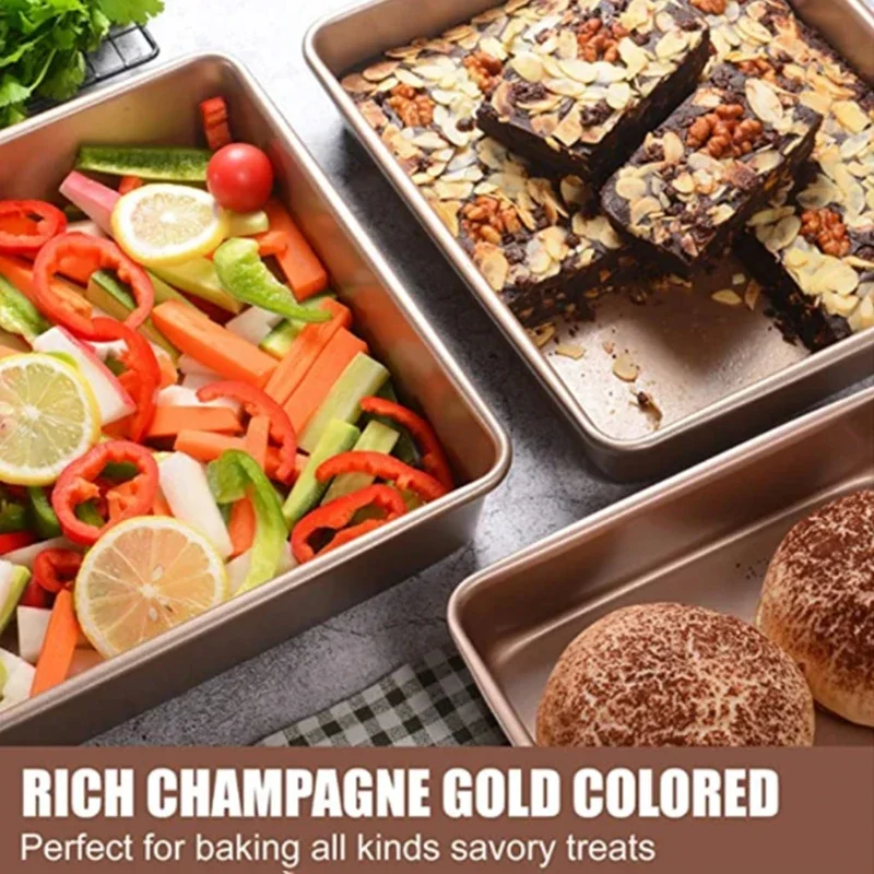 Rechthoek Koolstofstaal Taart  - Tray Mold Rectangle recensie en prijs