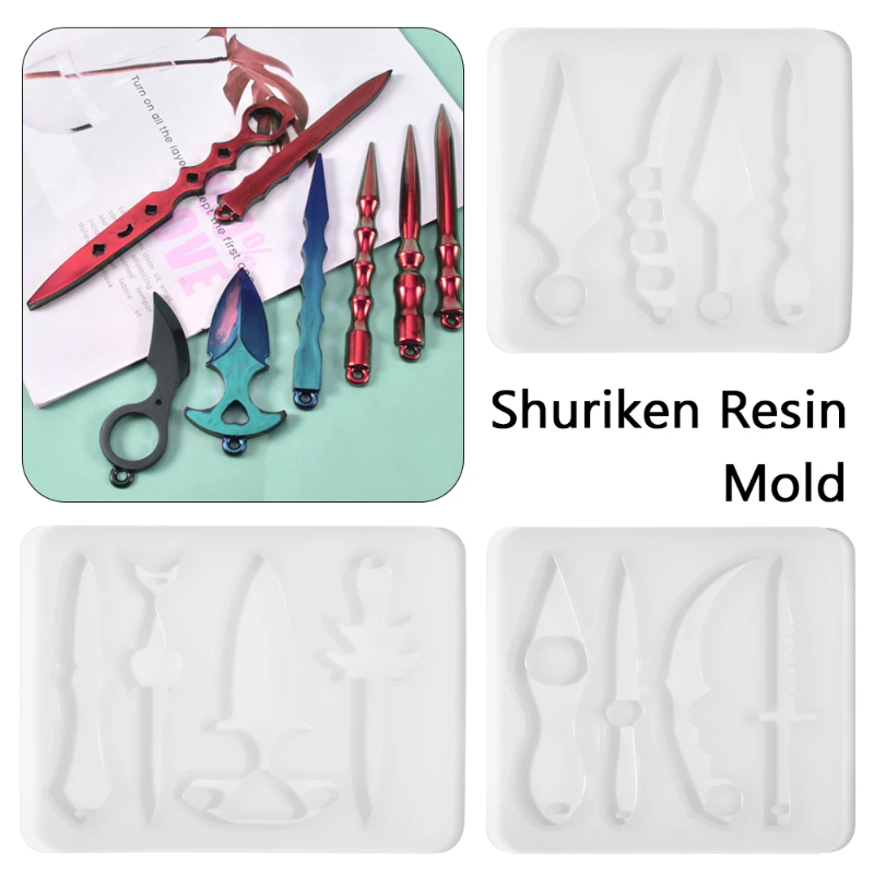 Shuriken Ninja Star siliconen  - Resin Art Tool Kit recensie en prijs